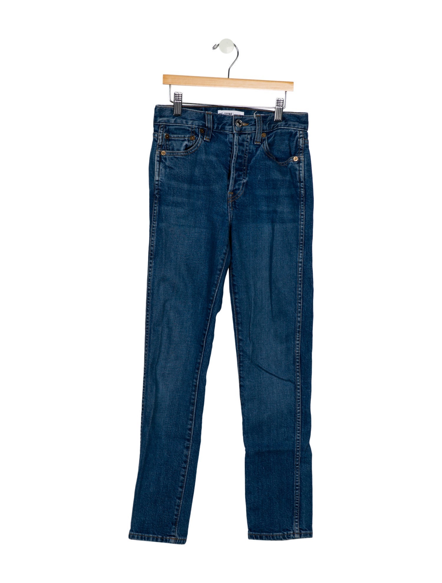 RE/DONE Mid-Rise Skinny Leg Jeans
