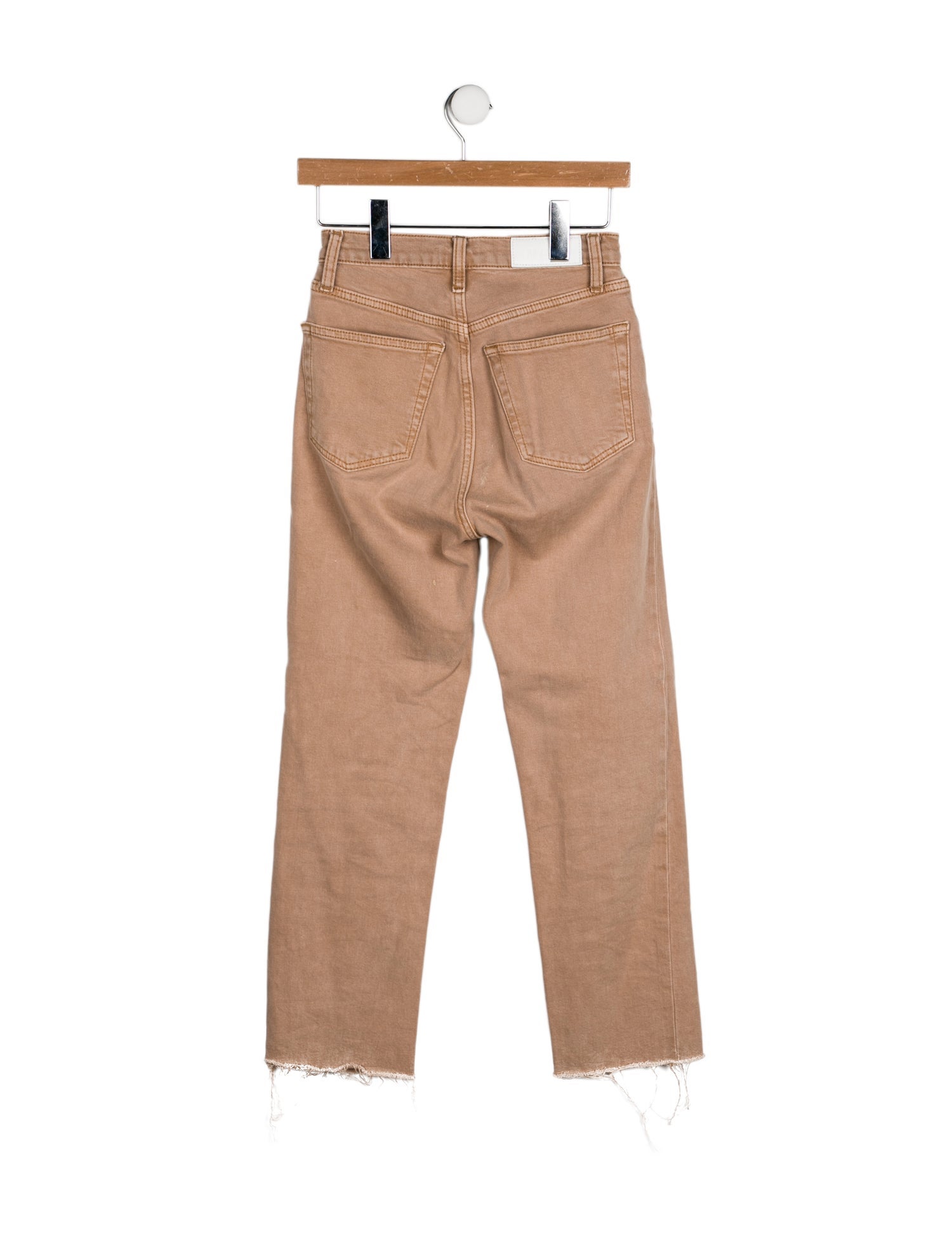 RE/DONE High-Rise Straight Leg Jeans