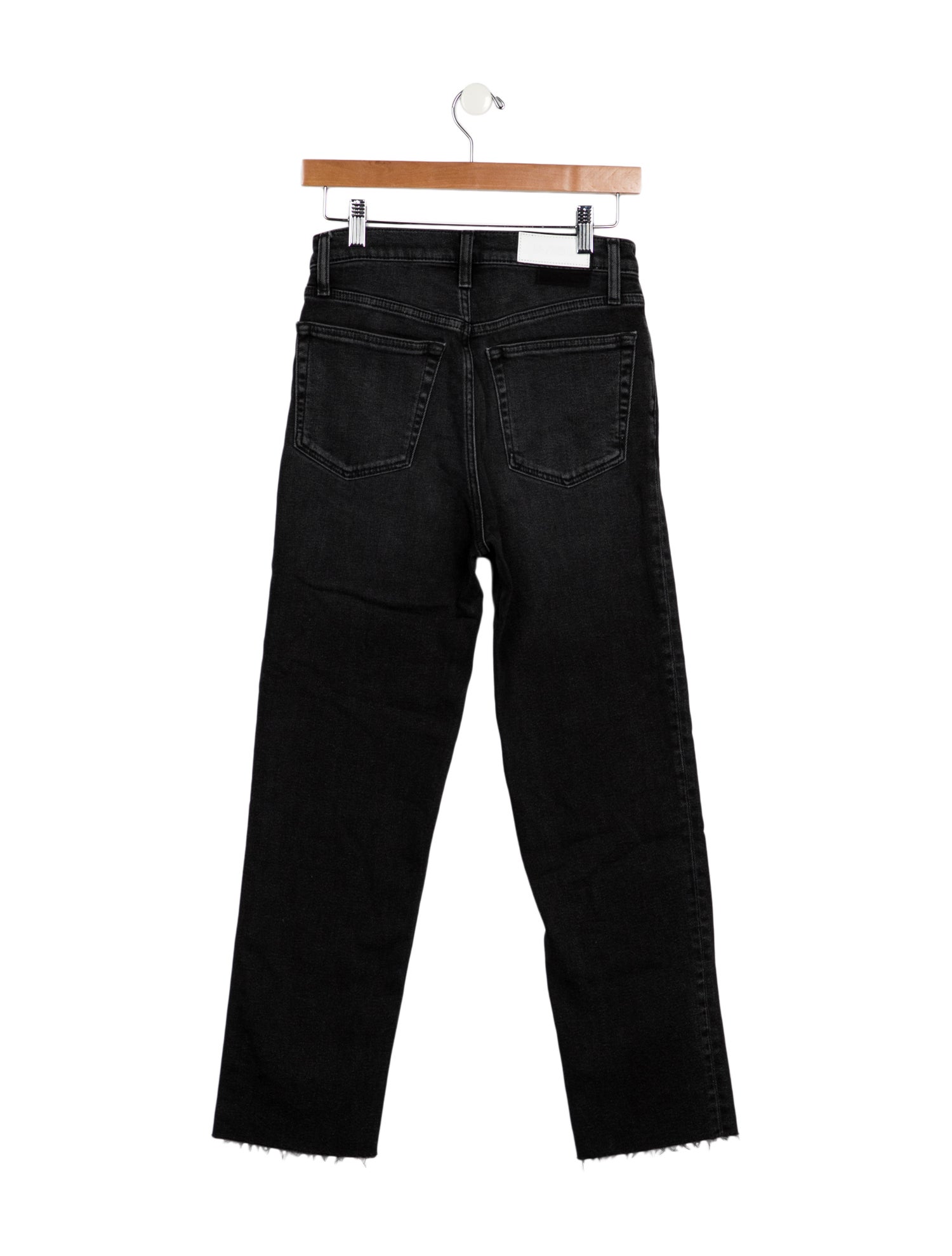 RE/DONE High-Rise Straight Leg Jeans