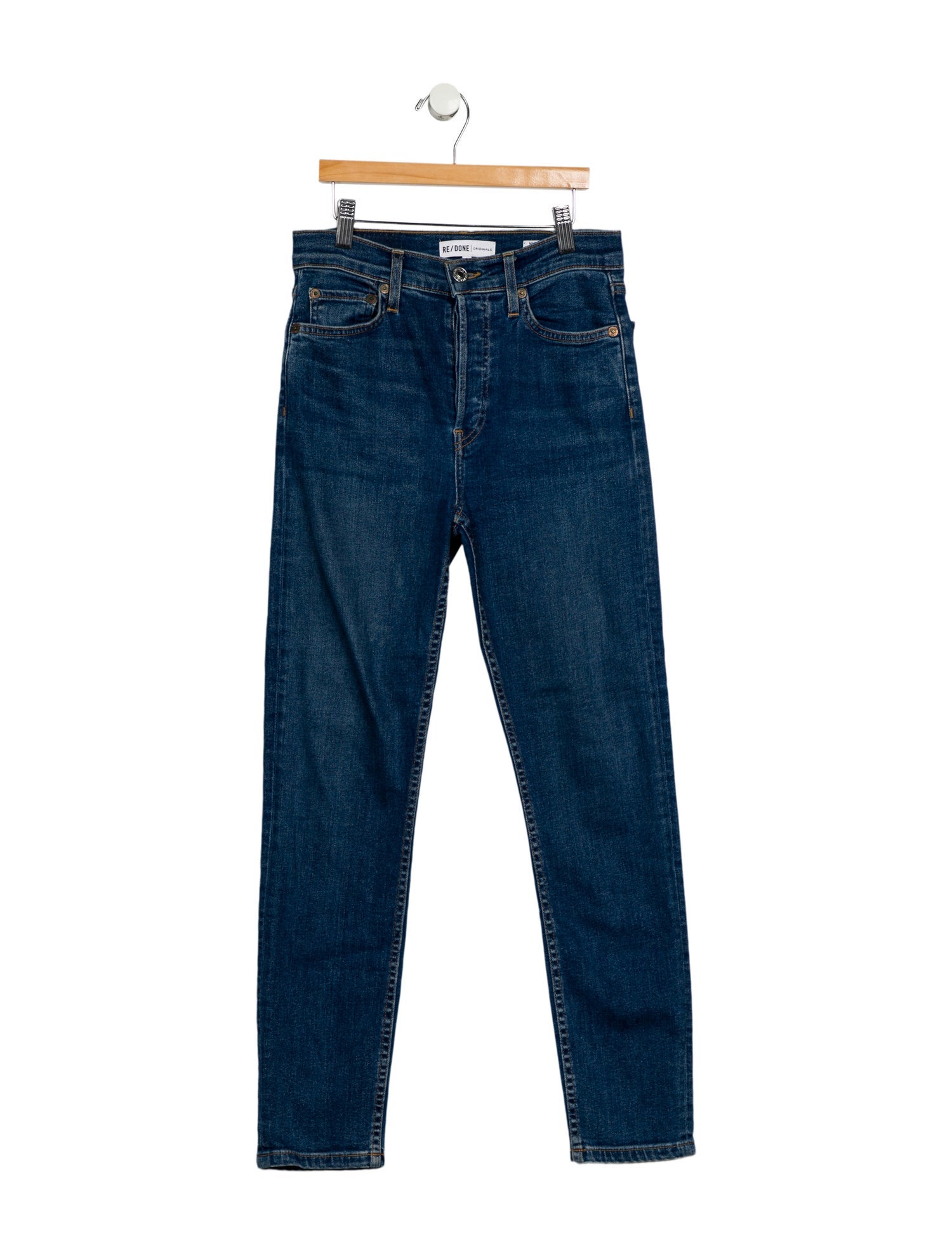 RE/DONE High-Rise Skinny Leg Jeans