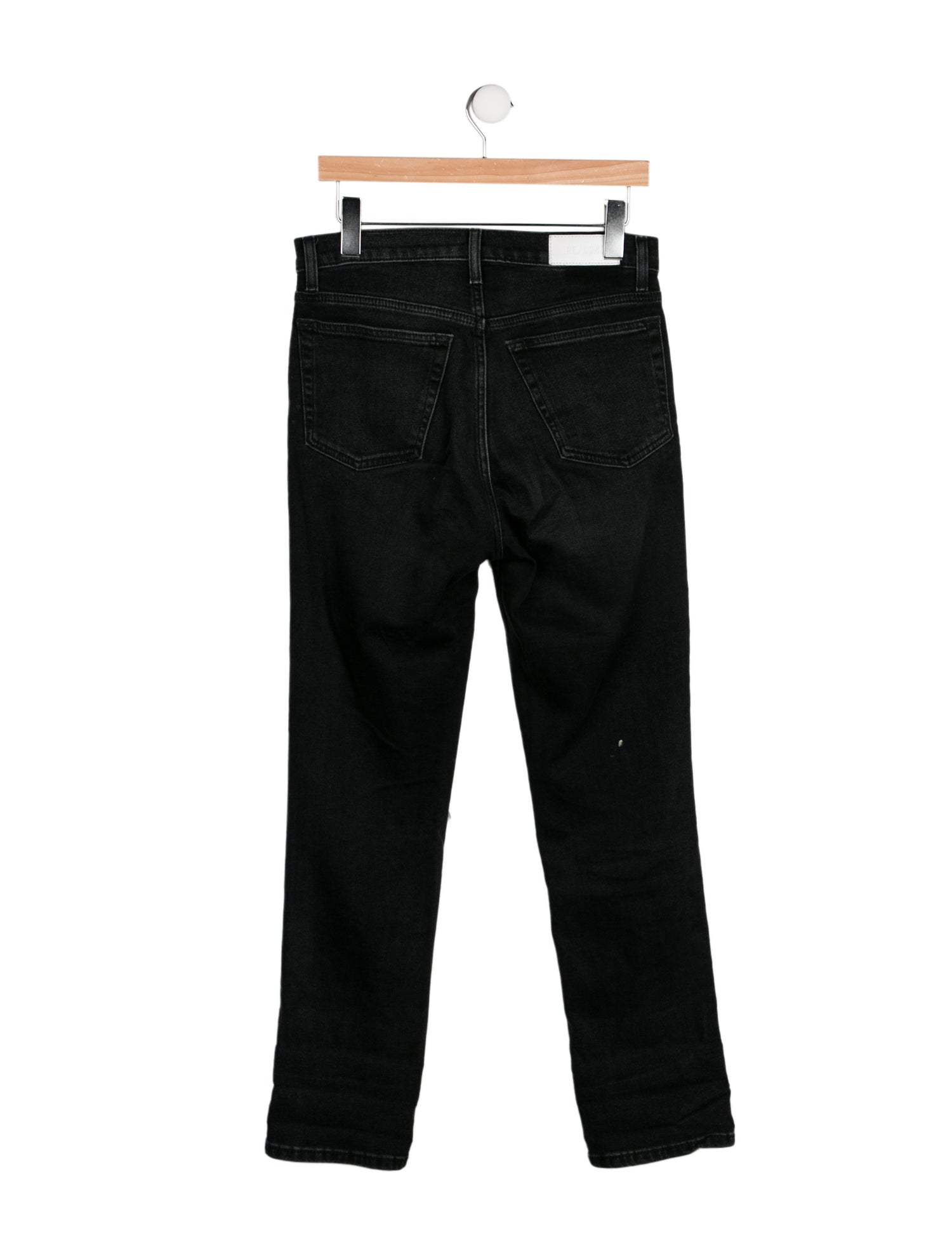 RE/DONE High-Rise Straight Leg Jeans