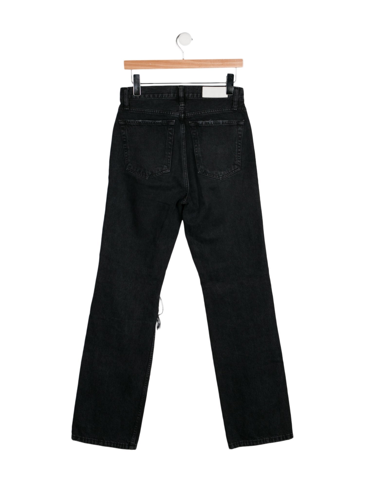 RE/DONE High-Rise Straight Leg Jeans
