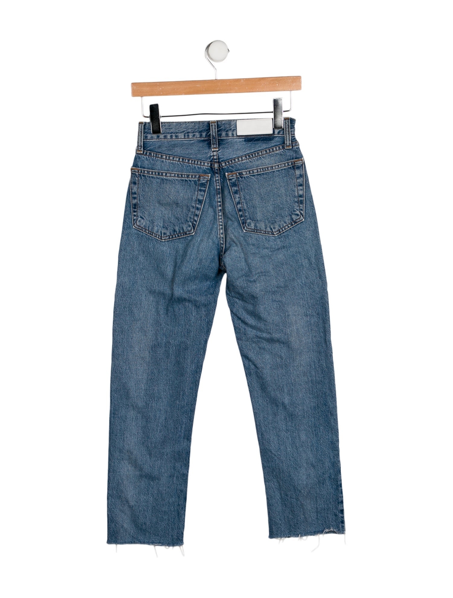 RE/DONE Mid-Rise Straight Leg Jeans