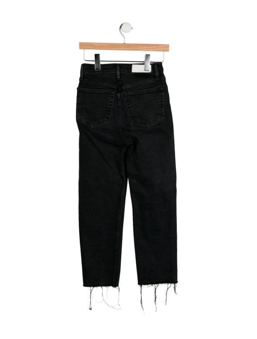 RE/DONE High-Rise Straight Leg Jeans