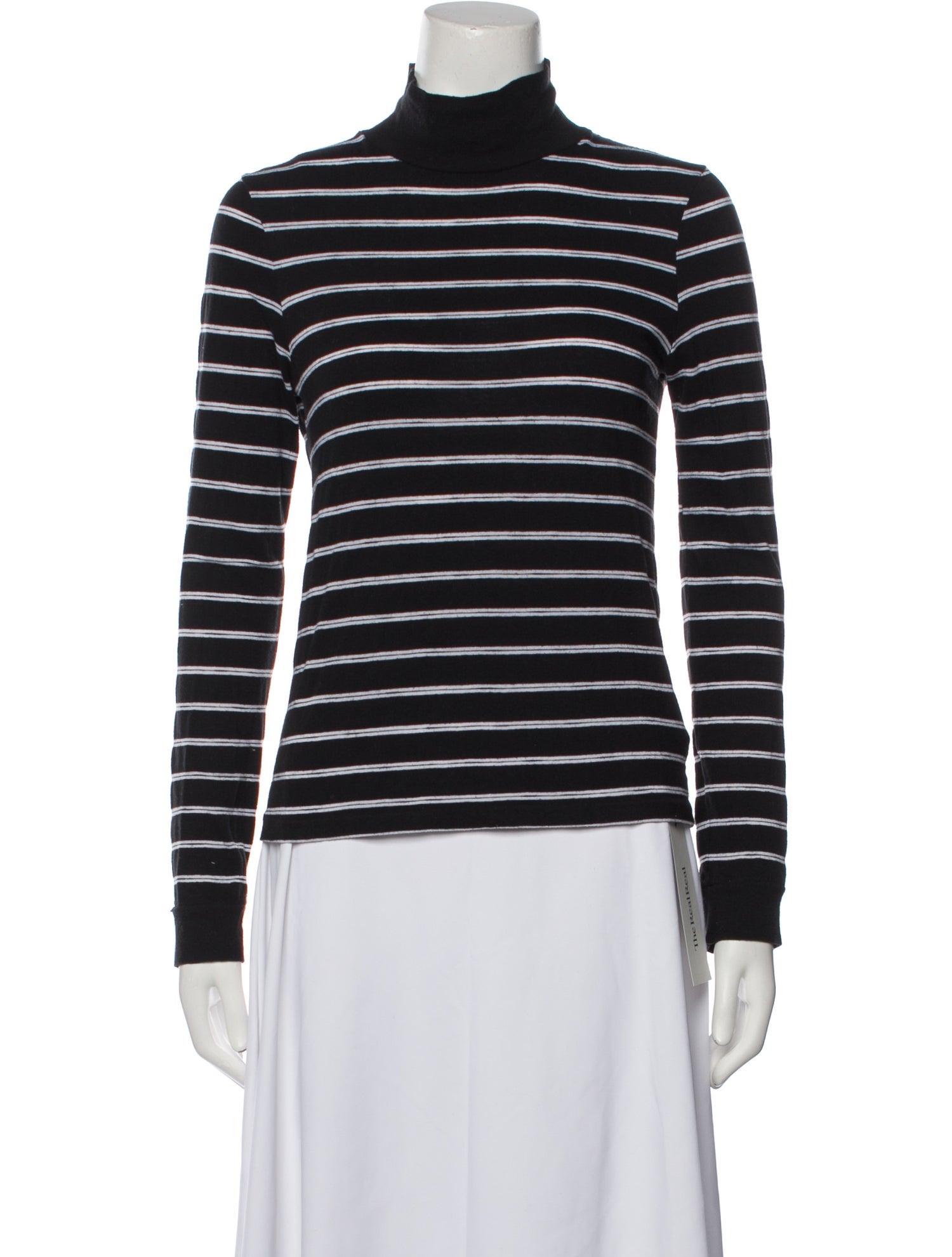 RE/DONE Striped Turtleneck Sweatshirt