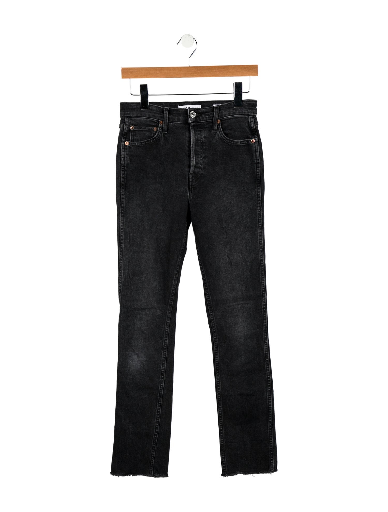 RE/DONE Mid-Rise Straight Leg Jeans