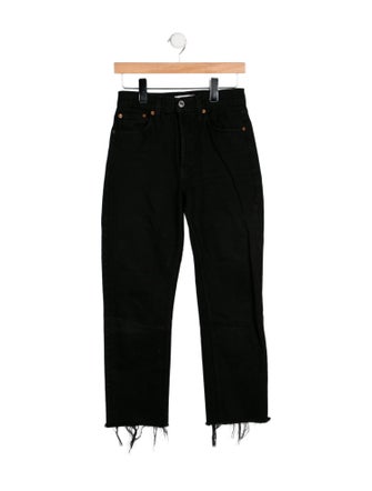 RE/DONE Mid-Rise Straight Leg Jeans