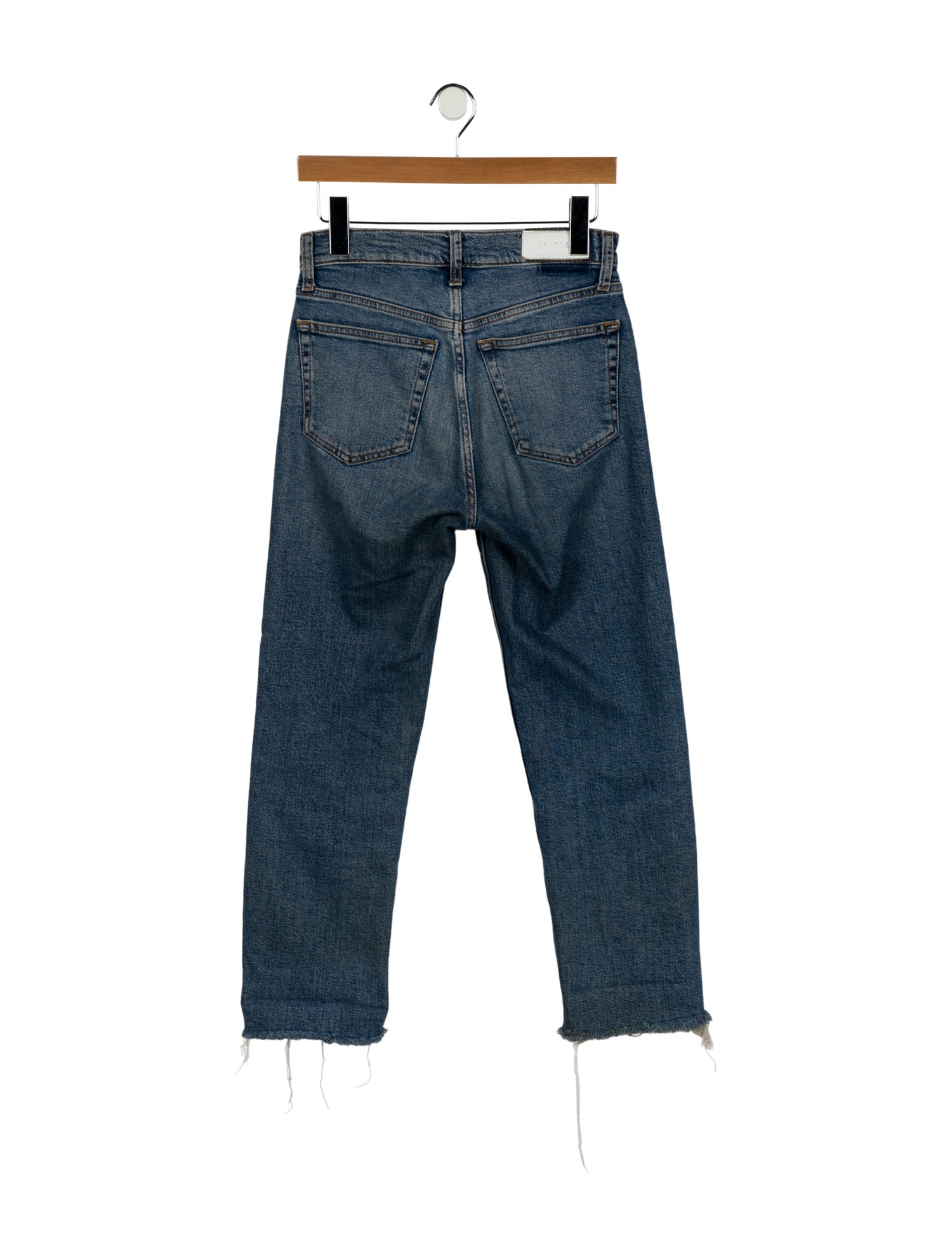 RE/DONE Mid-Rise Straight Leg Jeans