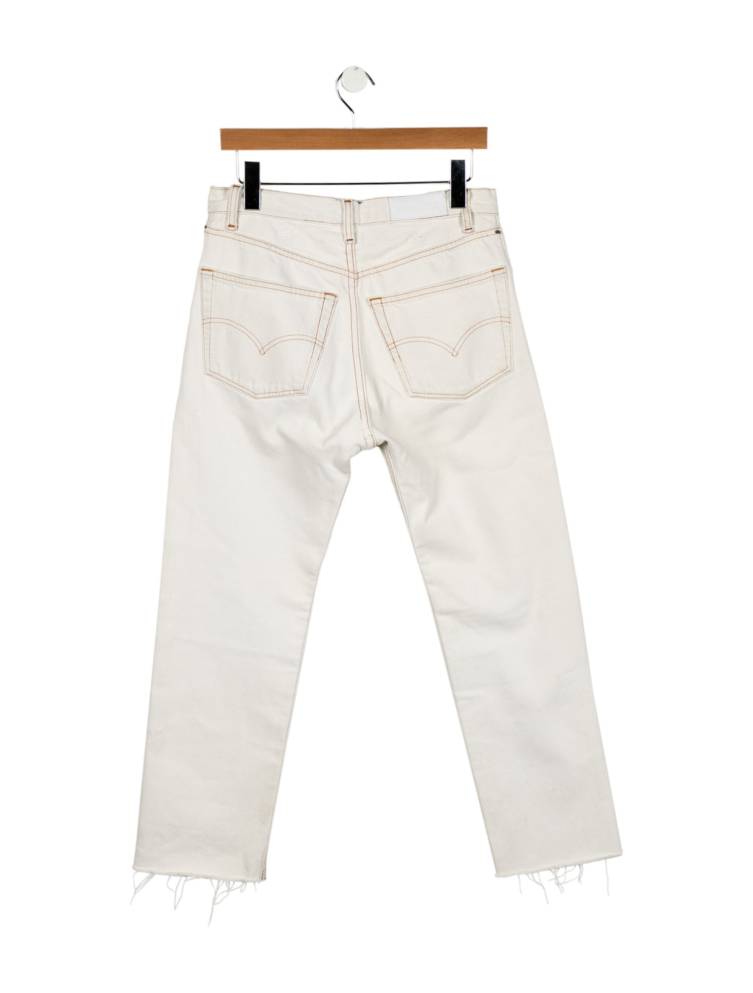 RE/DONE High-Rise Straight Leg Jeans