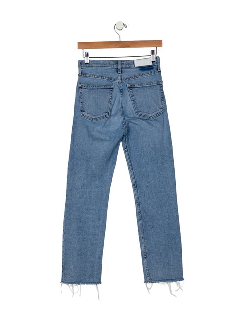 RE/DONE High-Rise Straight Leg Jeans