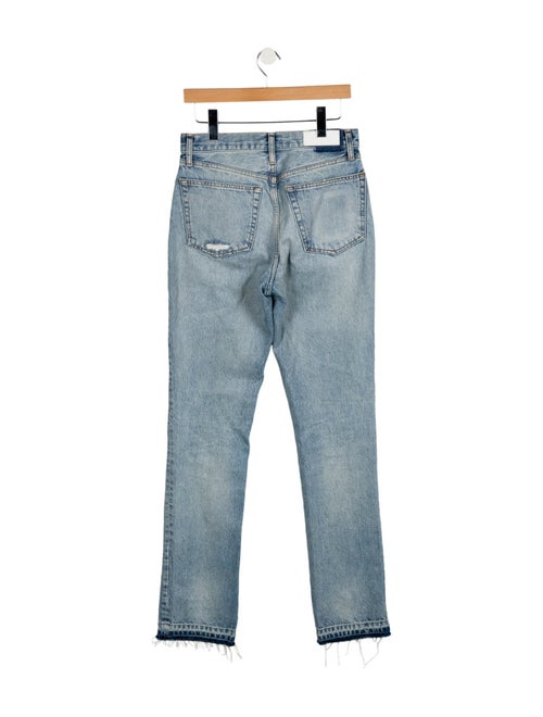 RE/DONE High-Rise Straight Leg Jeans