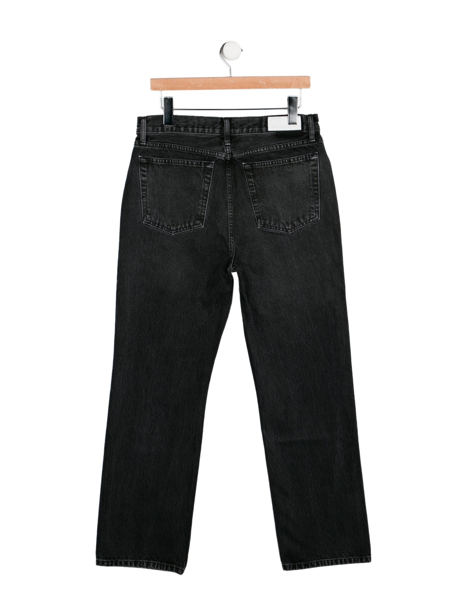 RE/DONE High-Rise Straight Leg Jeans