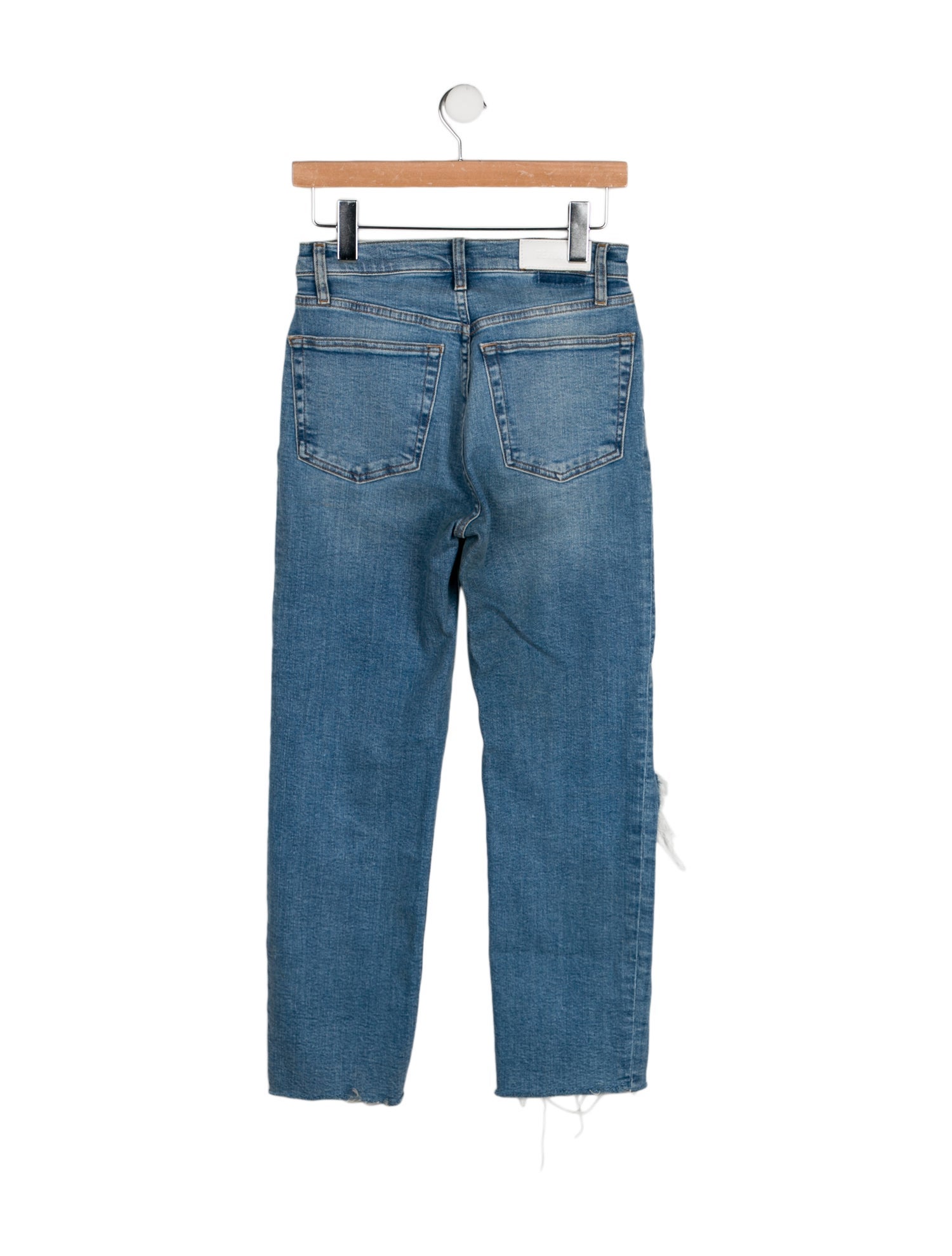 RE/DONE Mid-Rise Straight Leg Jeans