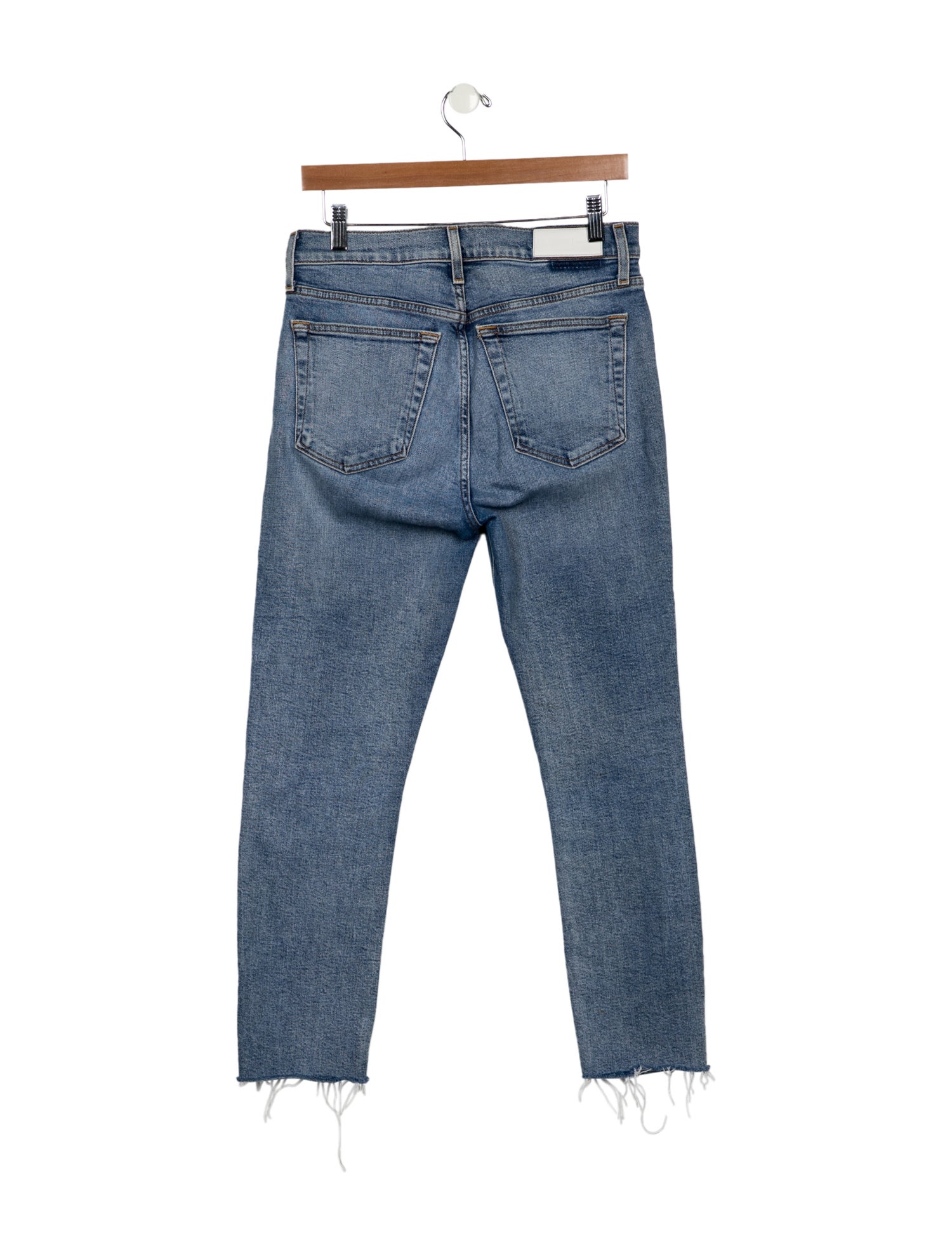 RE/DONE High-Rise Straight Leg Jeans