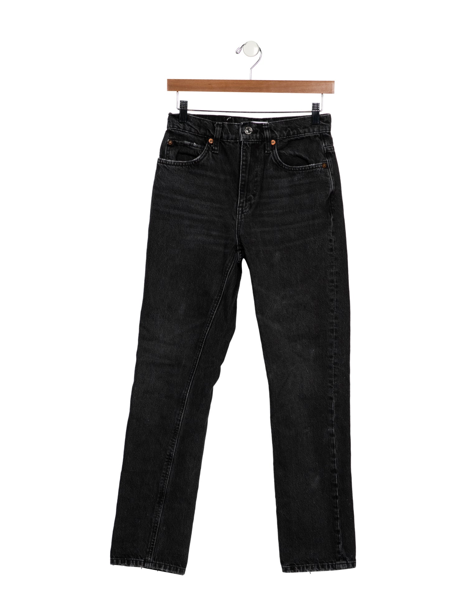 RE/DONE Mid-Rise Straight Leg Jeans