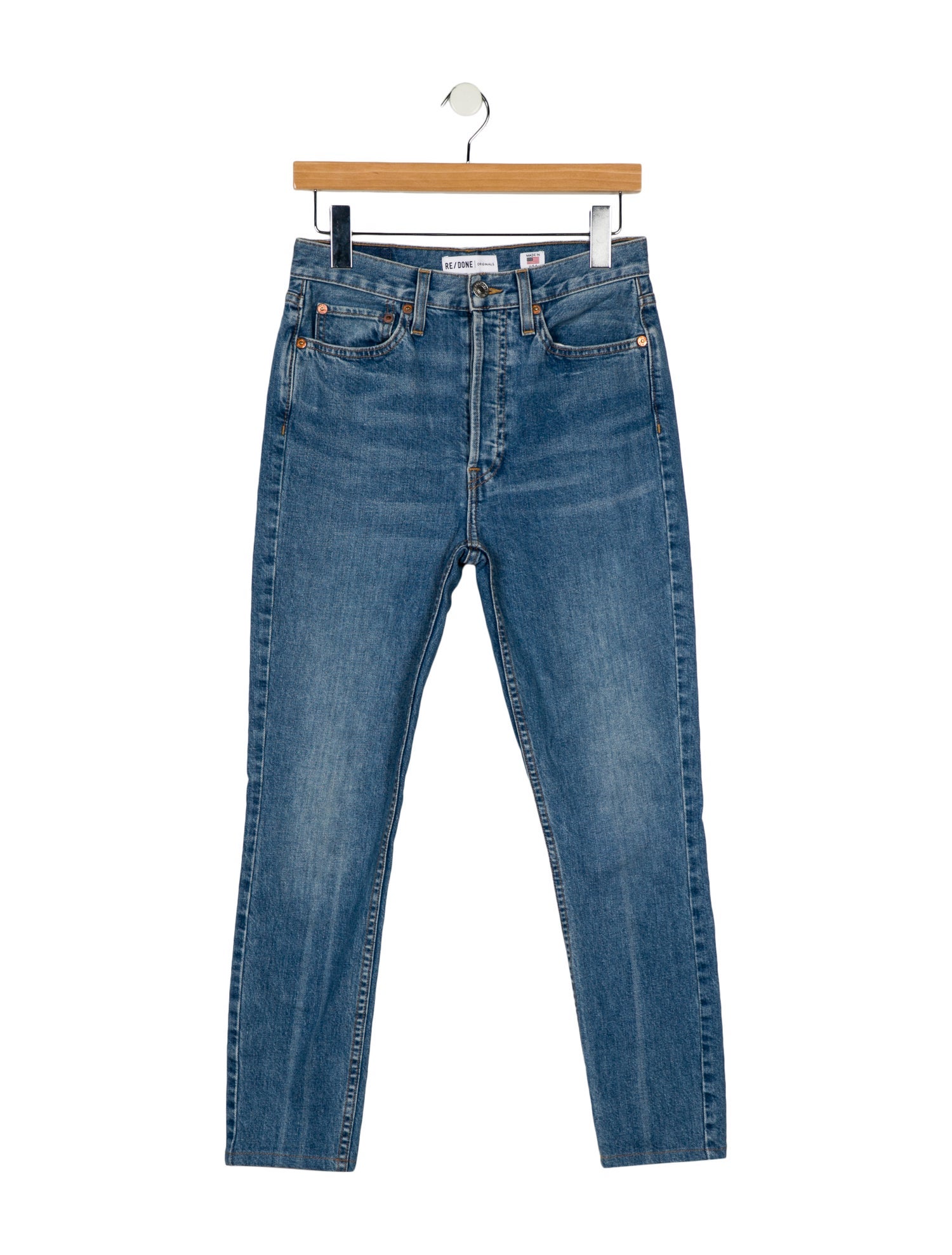 RE/DONE Mid-Rise Skinny Leg Jeans
