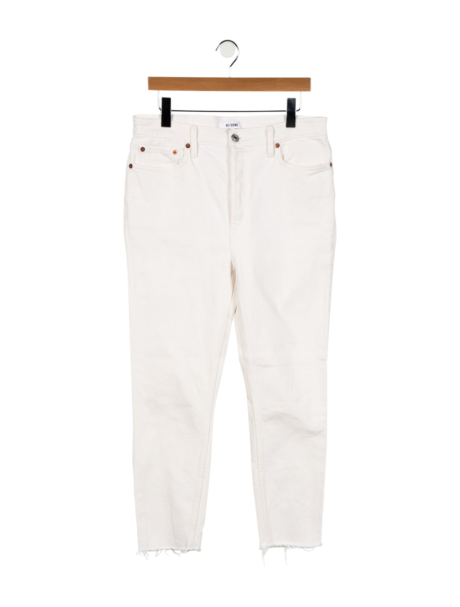 RE/DONE High-Rise Straight Leg Jeans