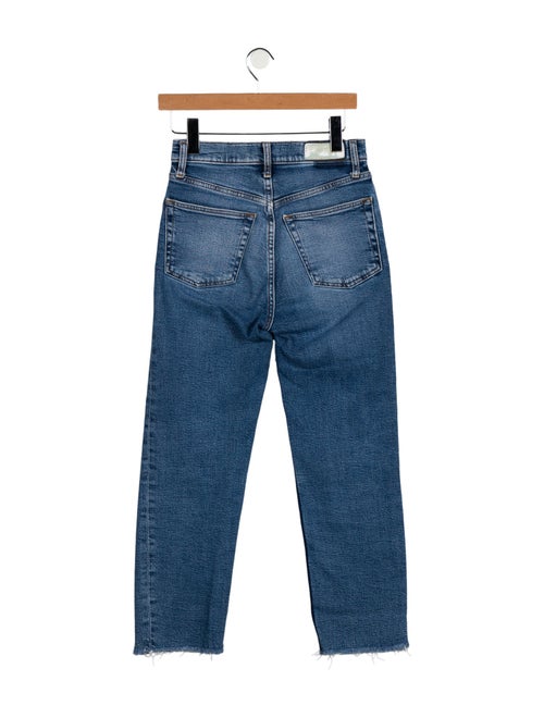 RE/DONE High-Rise Straight Leg Jeans