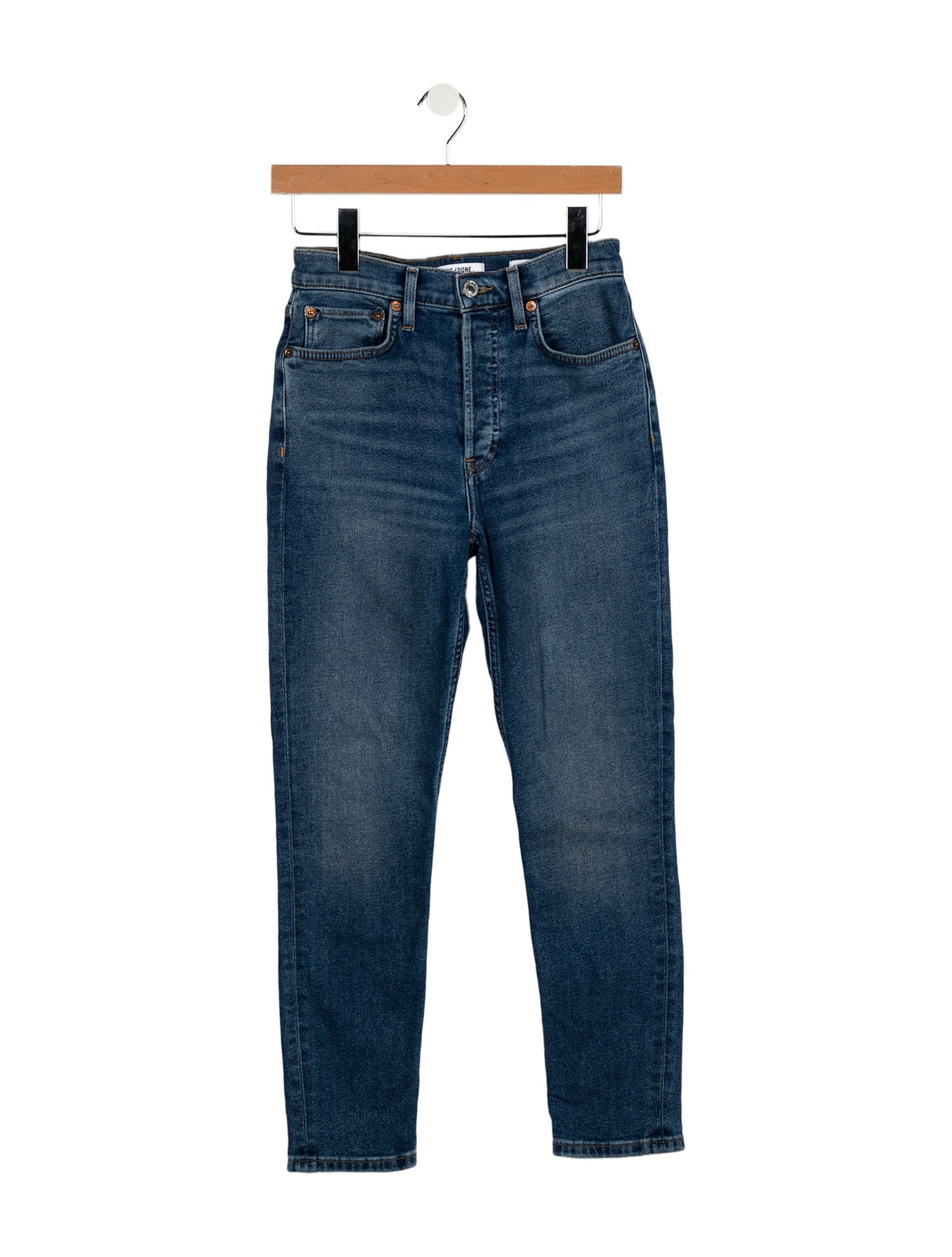RE/DONE Mid-Rise Skinny Leg Jeans