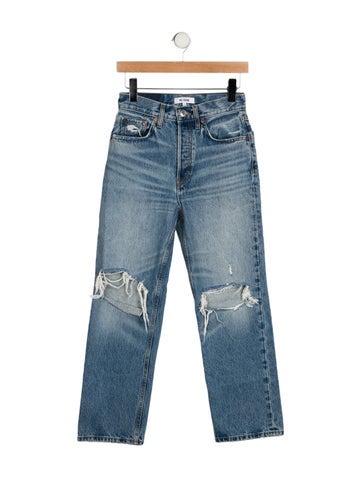 Re/Done Jeans Mid-Rise Straight Leg XS