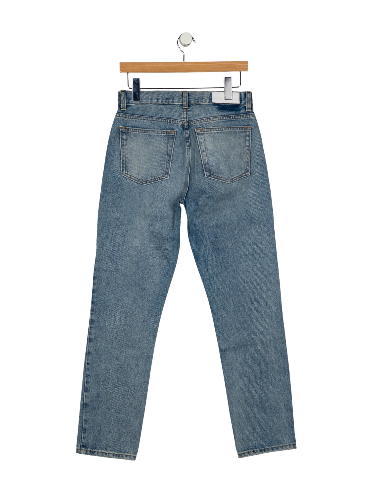 RE/DONE High-Rise Straight Leg Jeans