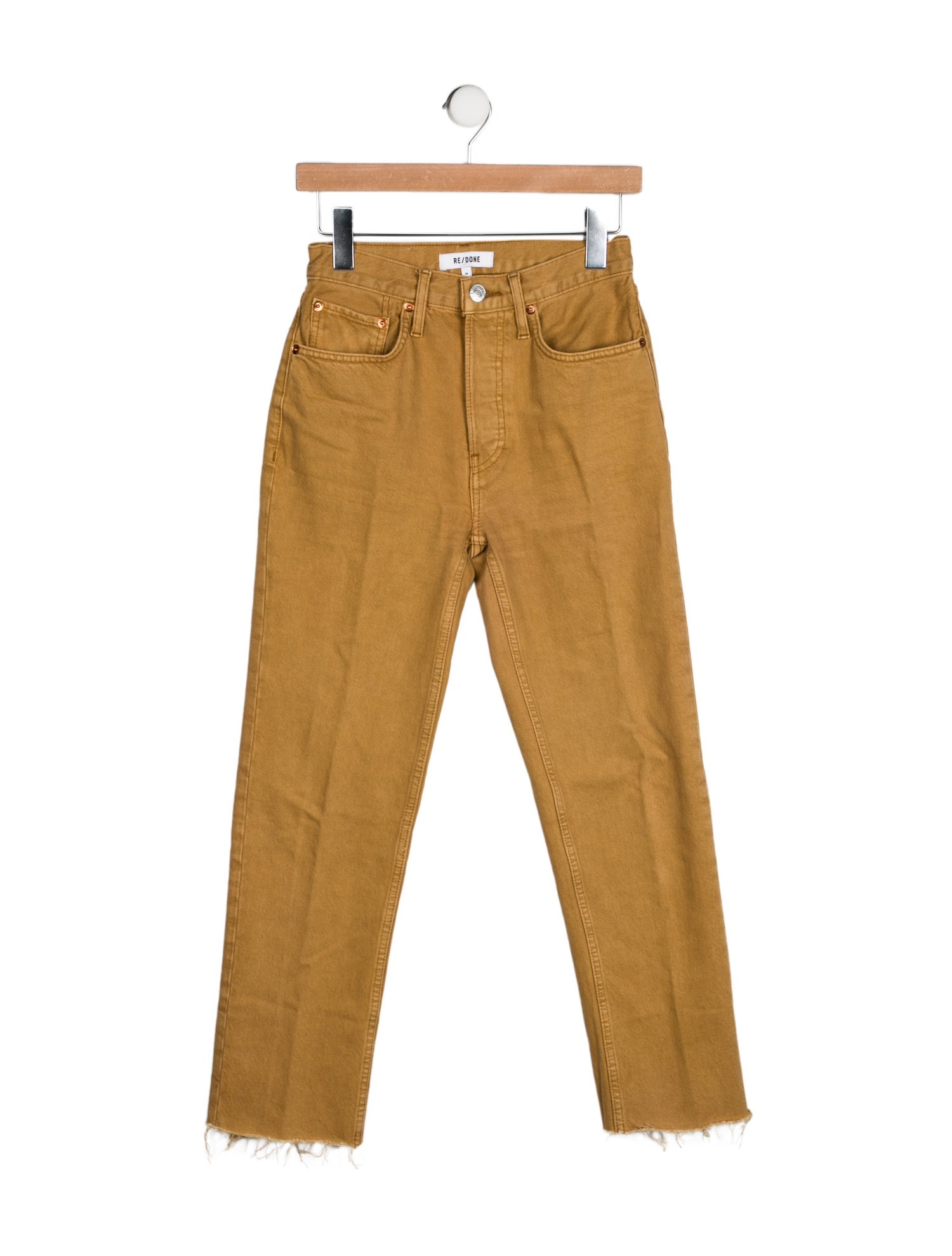 RE/DONE Mid-Rise Straight Leg Jeans