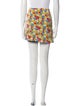 RE/DONE Floral Print Mini Skirt