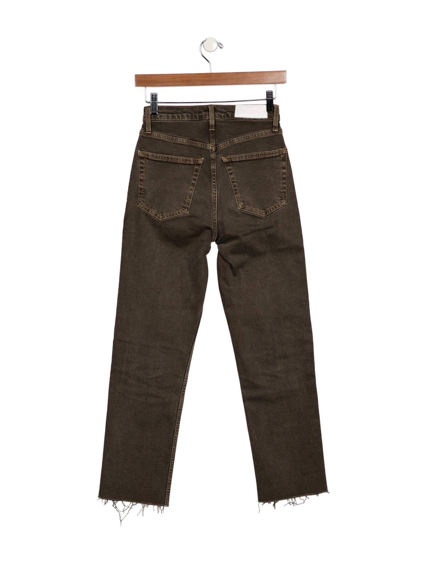RE/DONE High-Rise Straight Leg Jeans