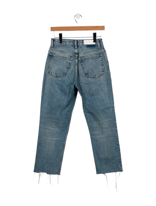 RE/DONE High-Rise Straight Leg Jeans