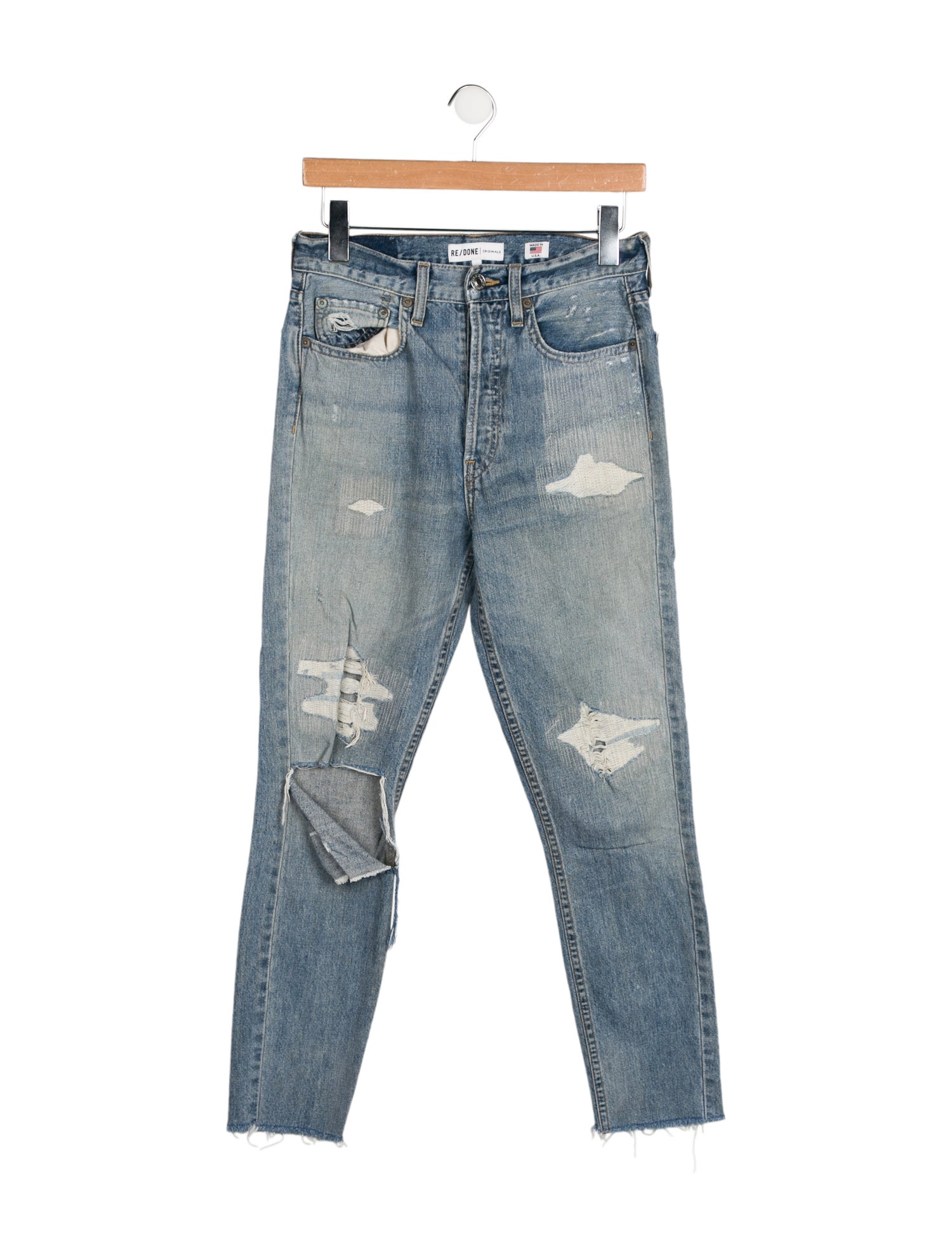 RE/DONE High-Rise Skinny Leg Jeans