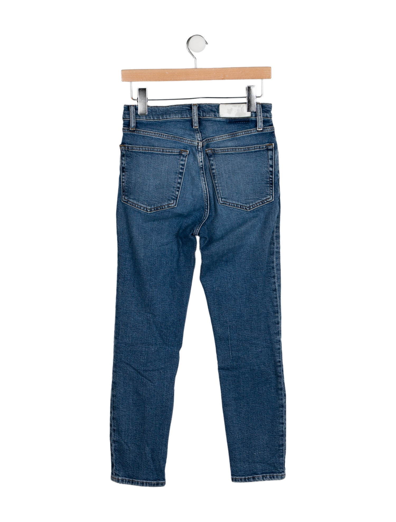 RE/DONE Mid-Rise Straight Leg Jeans