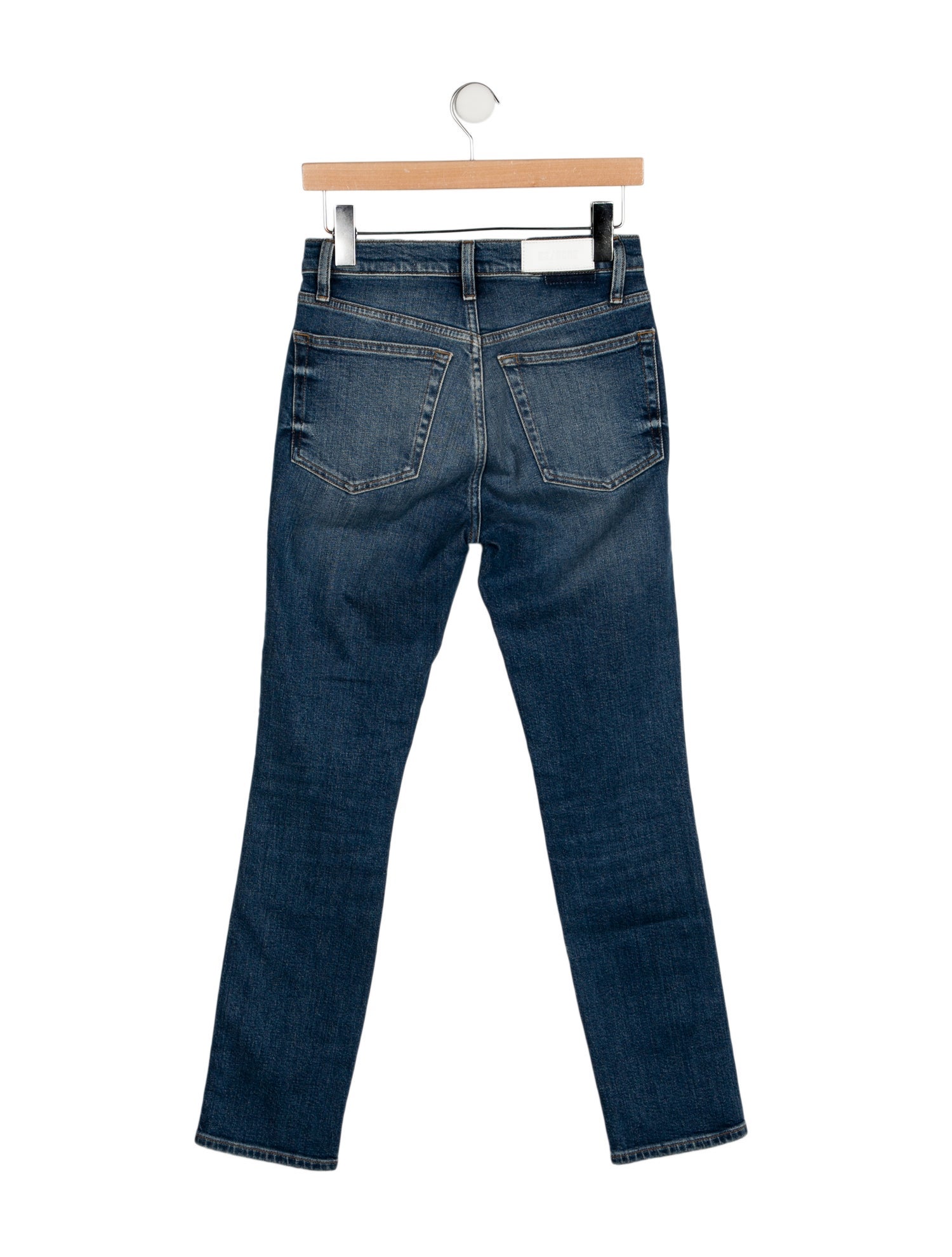 RE/DONE Mid-Rise Straight Leg Jeans