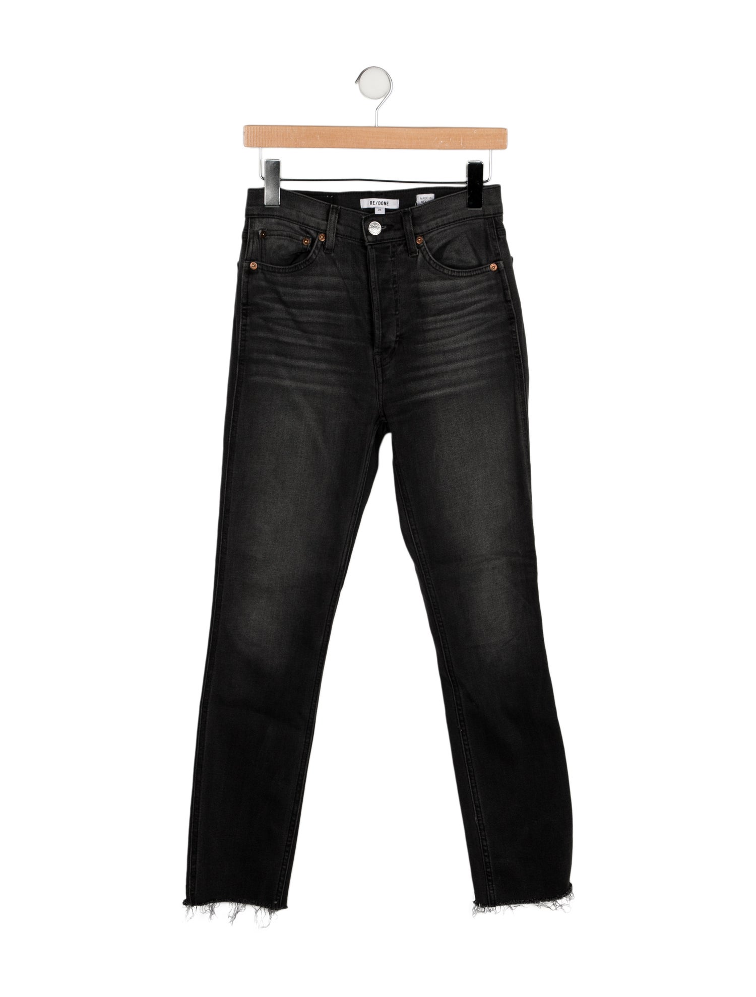 RE/DONE Mid-Rise Straight Leg Jeans
