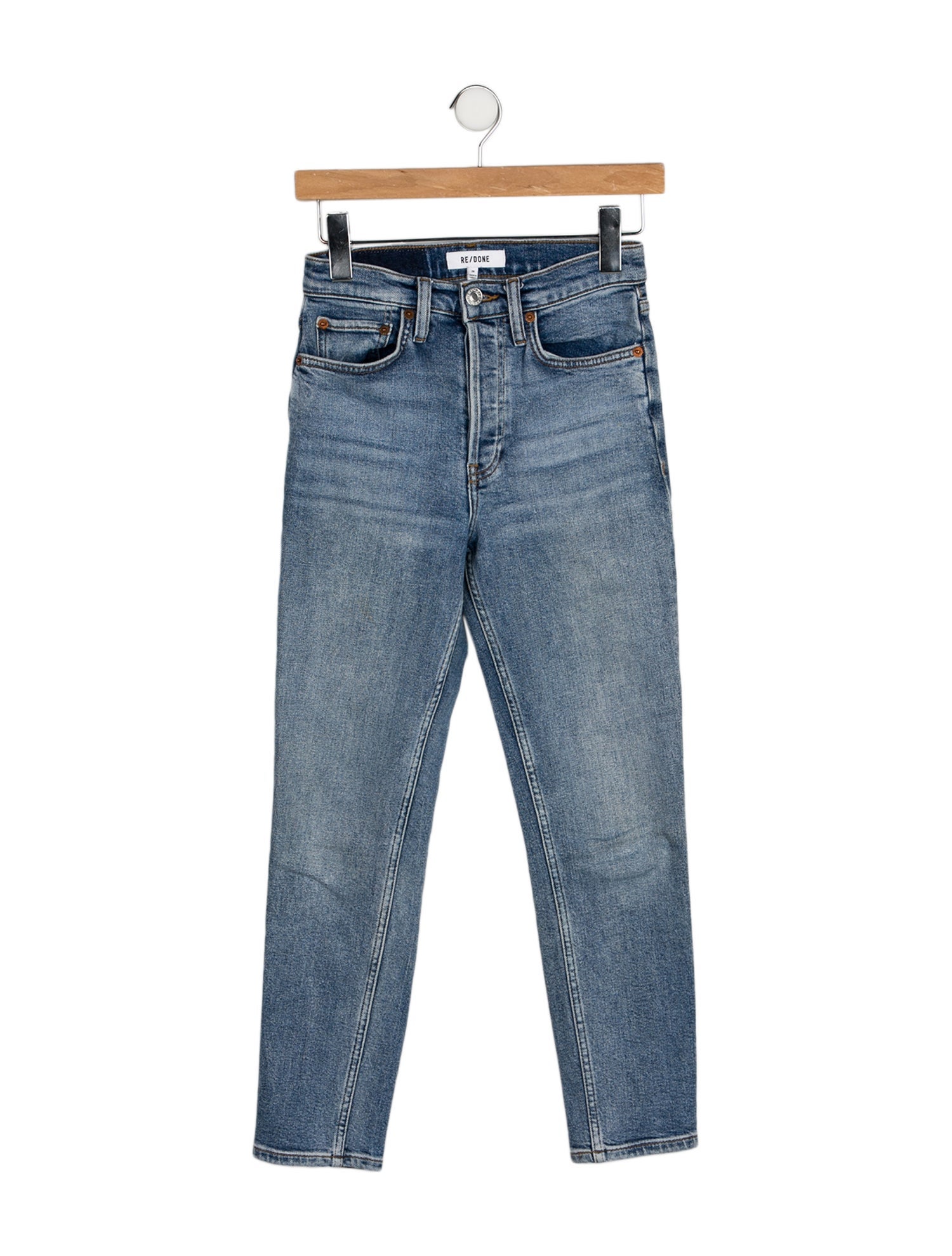 RE/DONE Mid-Rise Skinny Leg Jeans
