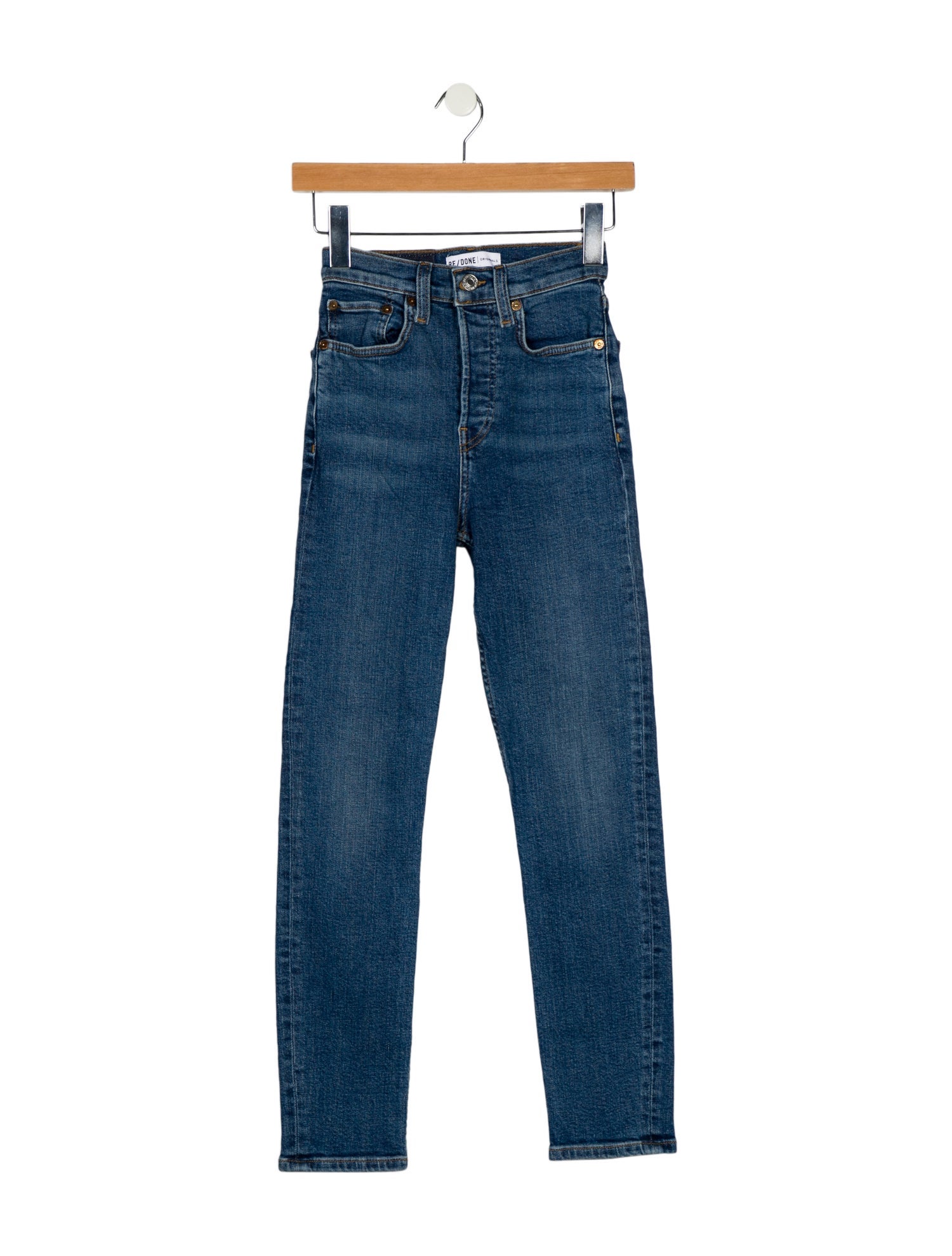 RE/DONE Mid-Rise Skinny Leg Jeans