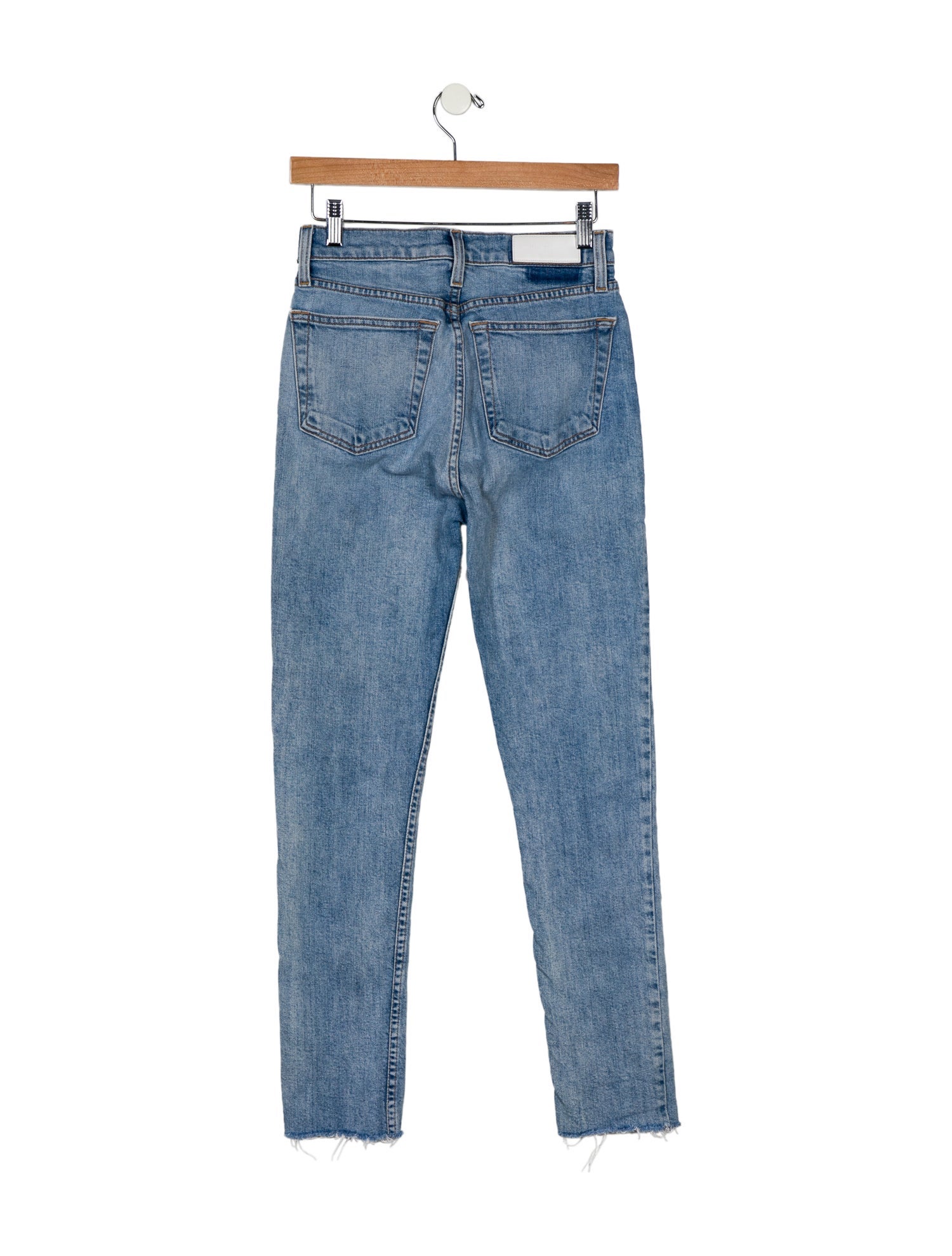 RE/DONE High-Rise Straight Leg Jeans