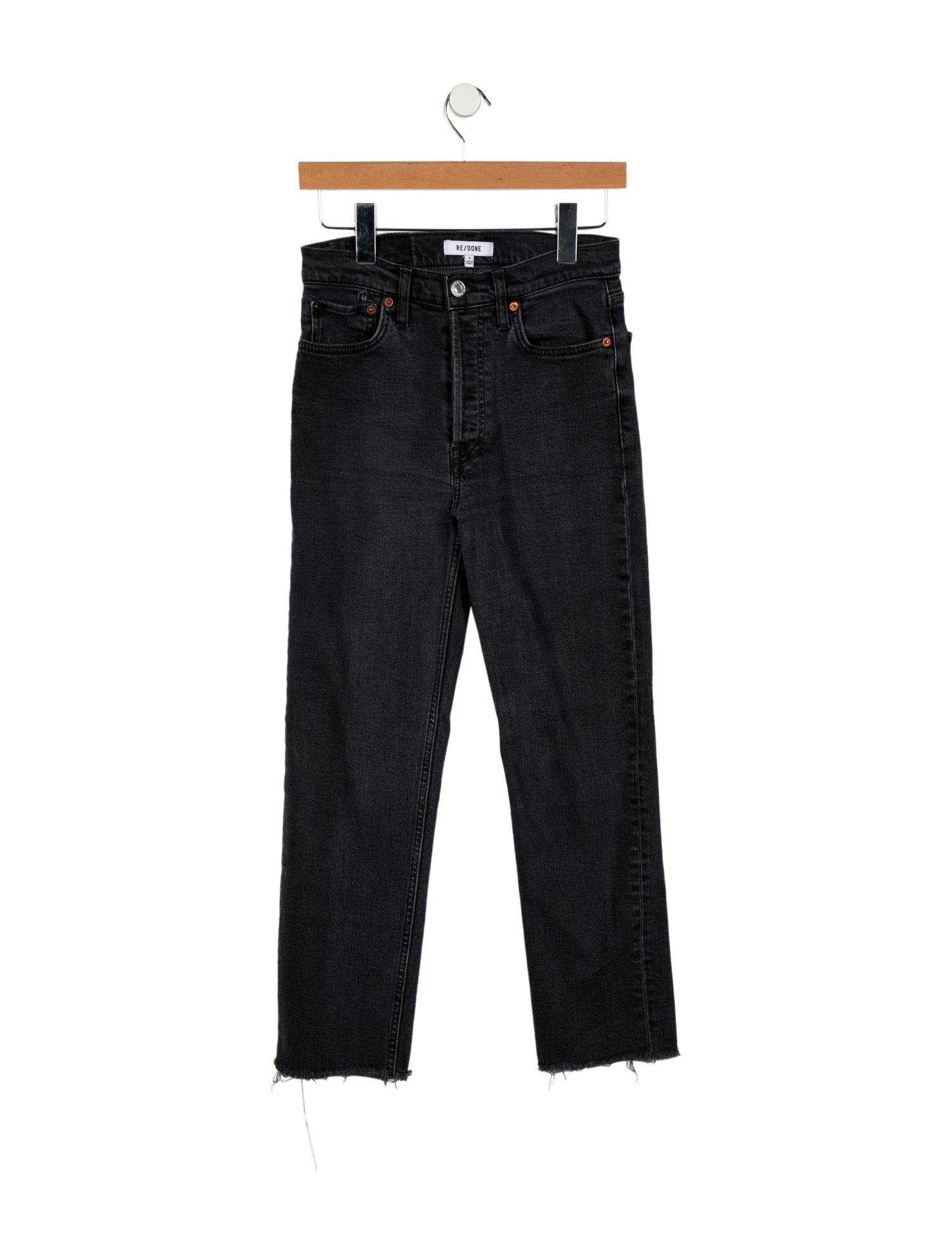 RE/DONE Mid-Rise Straight Leg Jeans