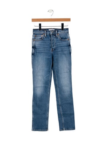 Re/Done Jeans Mid-Rise Straight Leg XS