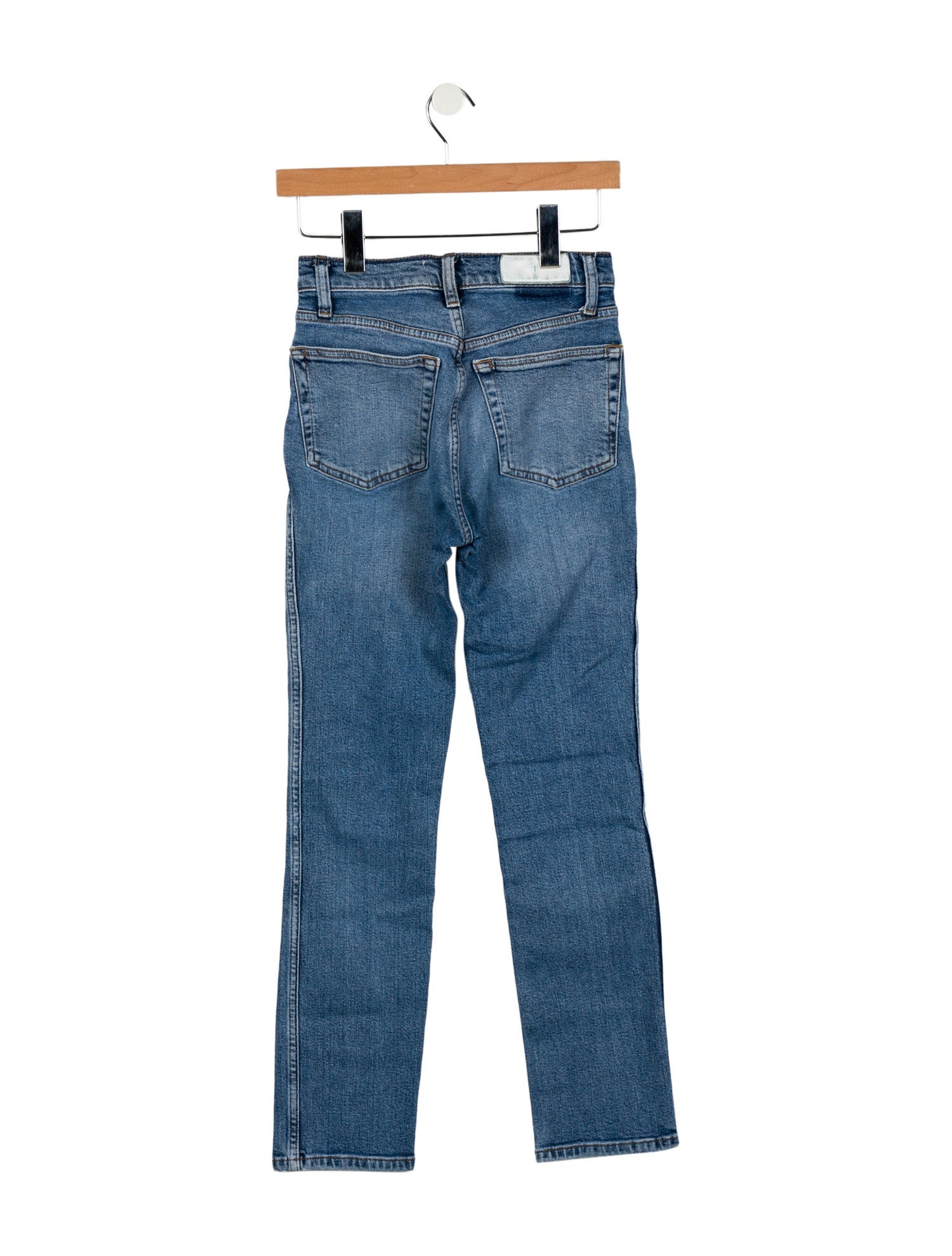 RE/DONE Mid-Rise Straight Leg Jeans