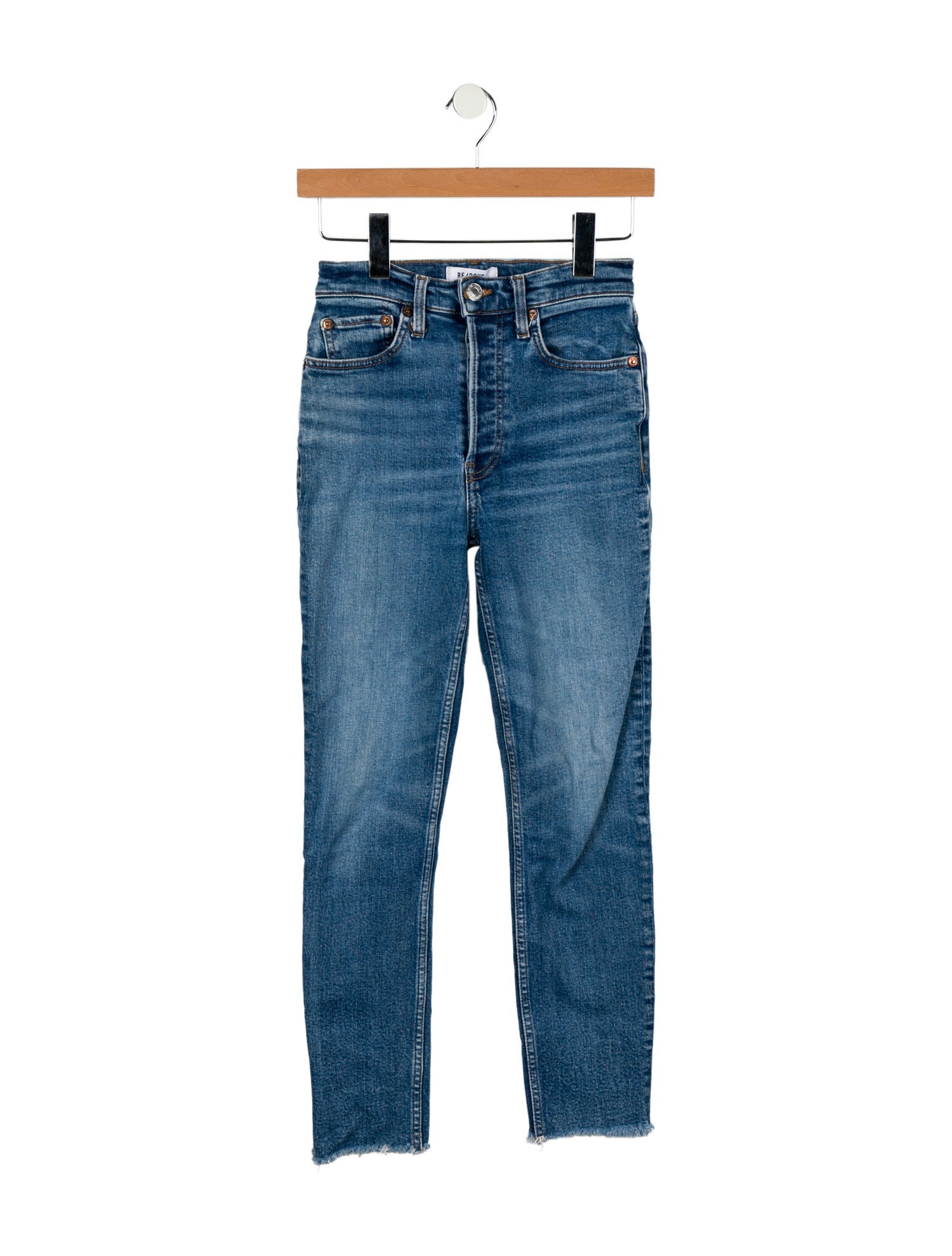 RE/DONE Mid-Rise Skinny Leg Jeans