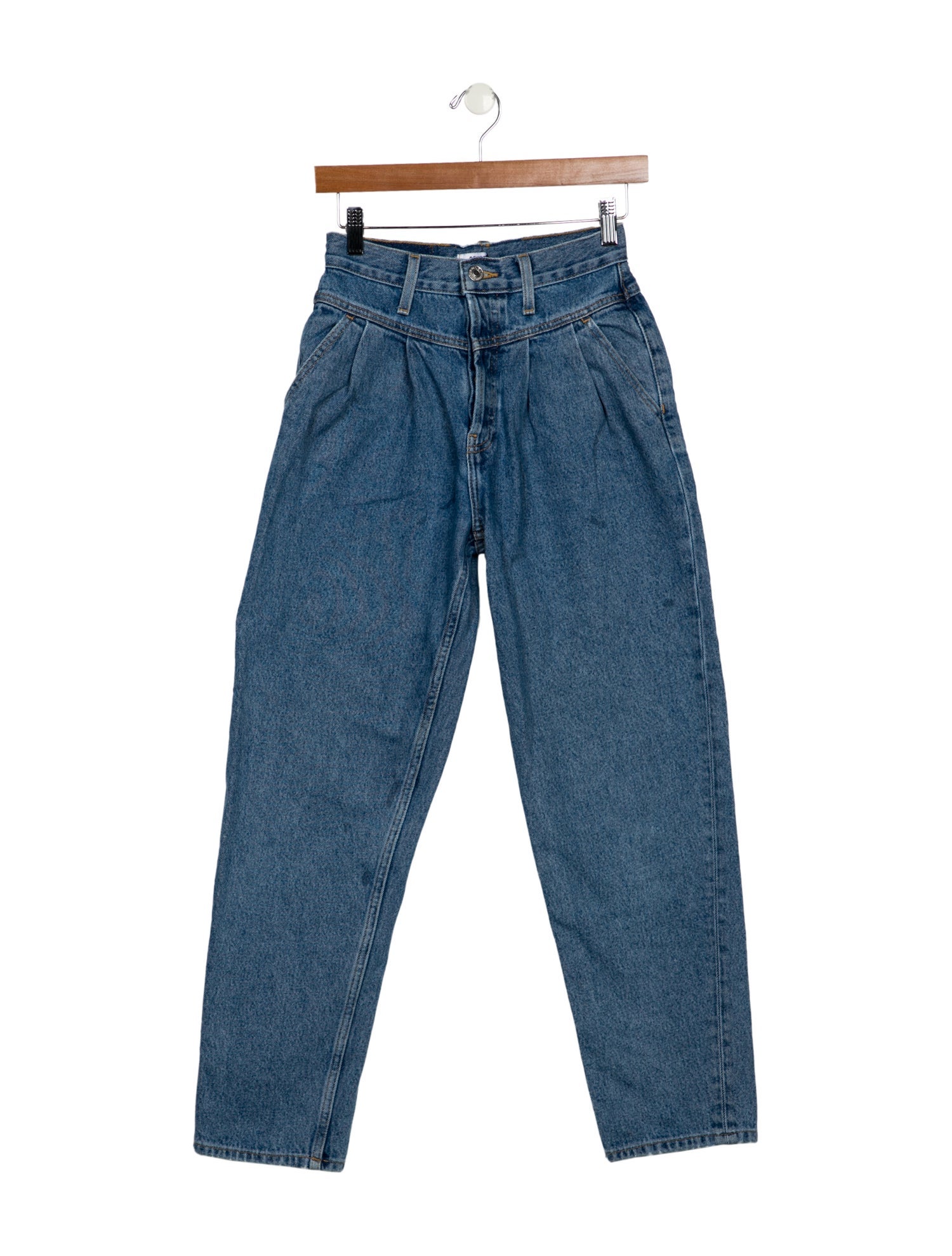 RE/DONE High-Rise Straight Leg Jeans