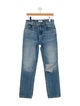 RE/DONE High-Rise Straight Leg Jeans