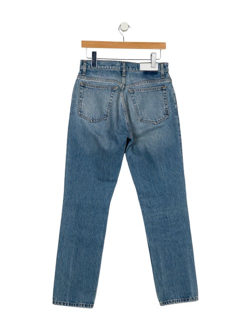 RE/DONE High-Rise Straight Leg Jeans