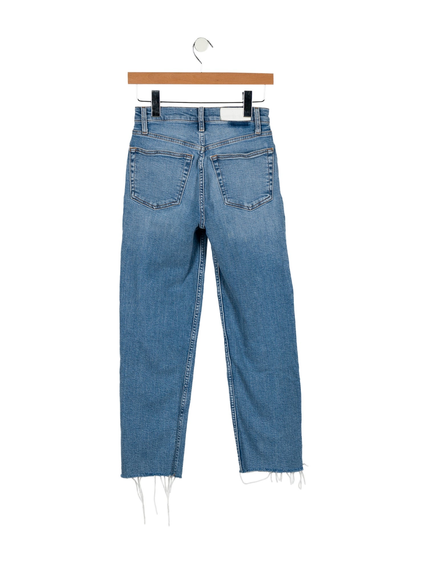 RE/DONE Mid-Rise Straight Leg Jeans