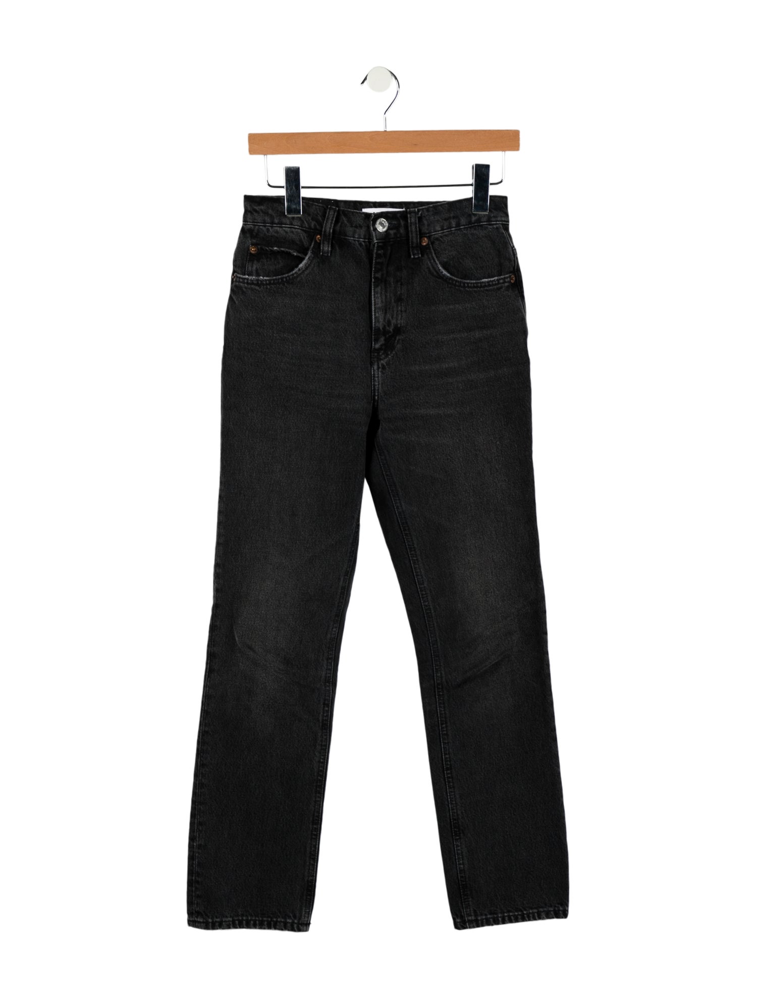 RE/DONE Mid-Rise Straight Leg Jeans