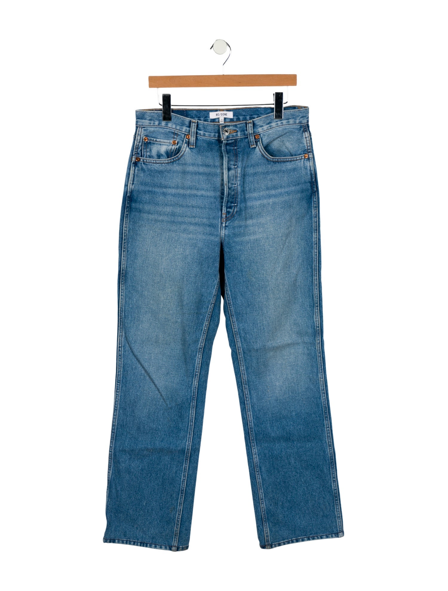 RE/DONE High-Rise Wide Leg Jeans