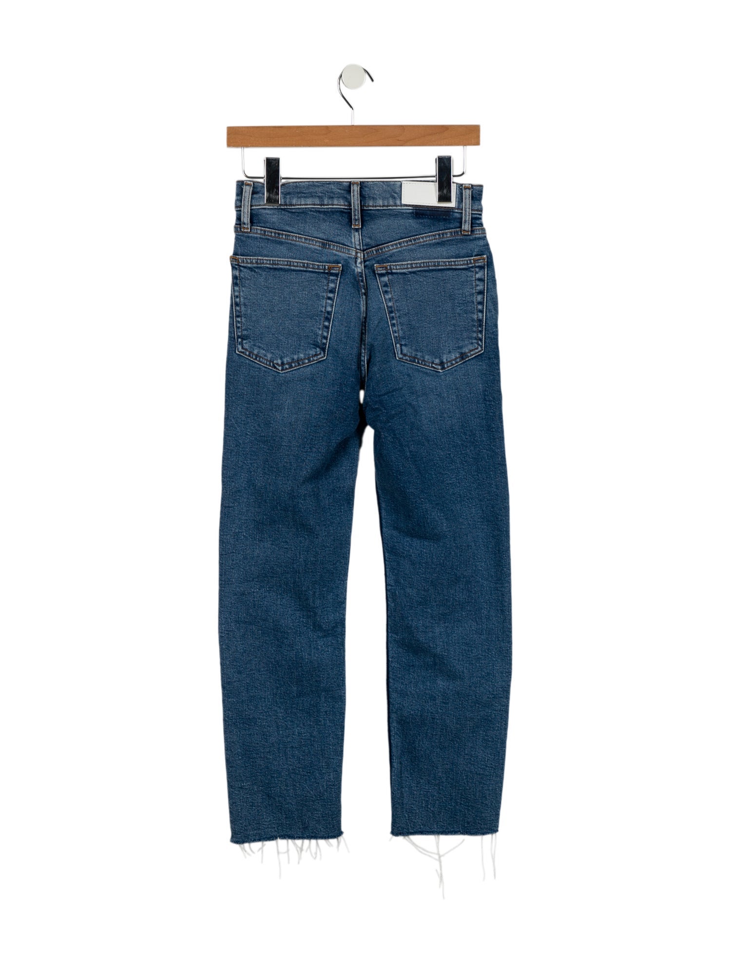 RE/DONE High-Rise Straight Leg Jeans