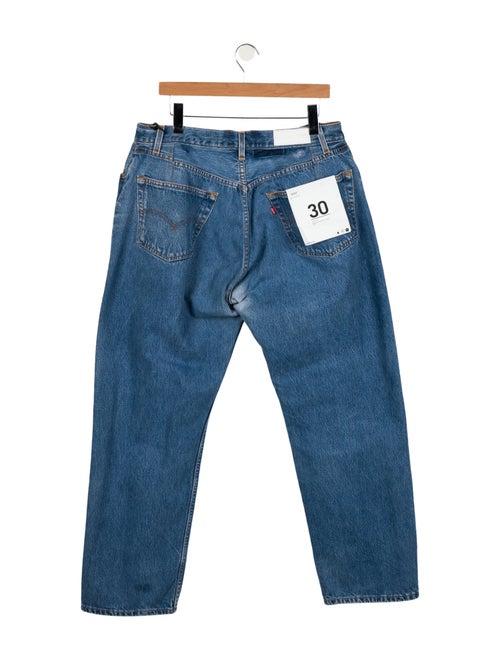 RE/DONE High-Rise Straight Leg Jeans
