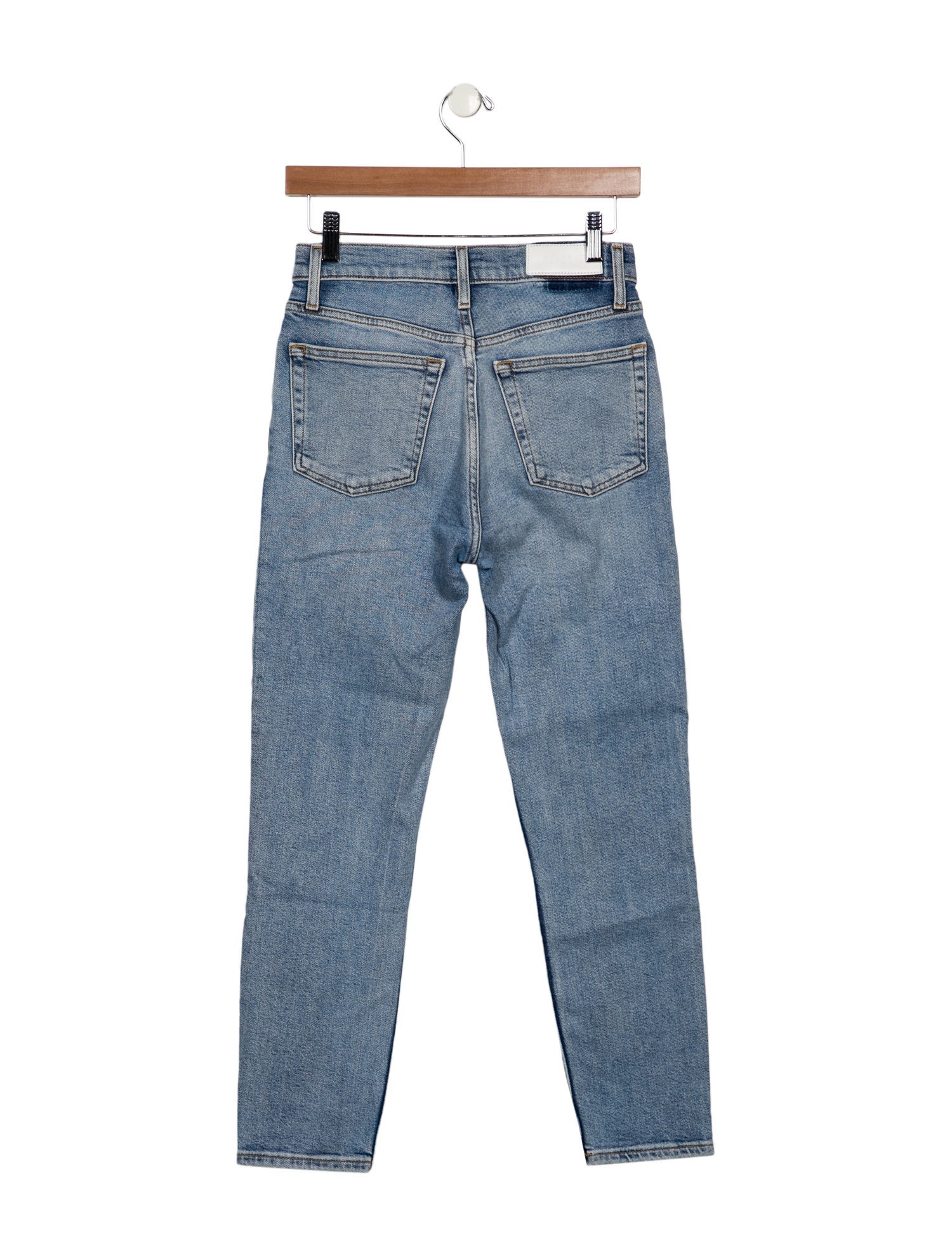 RE/DONE Mid-Rise Straight Leg Jeans