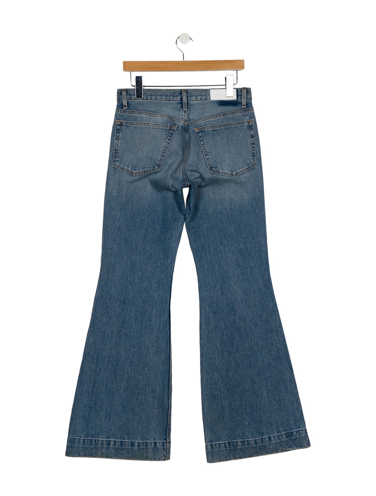RE/DONE Mid-Rise Wide Leg Jeans